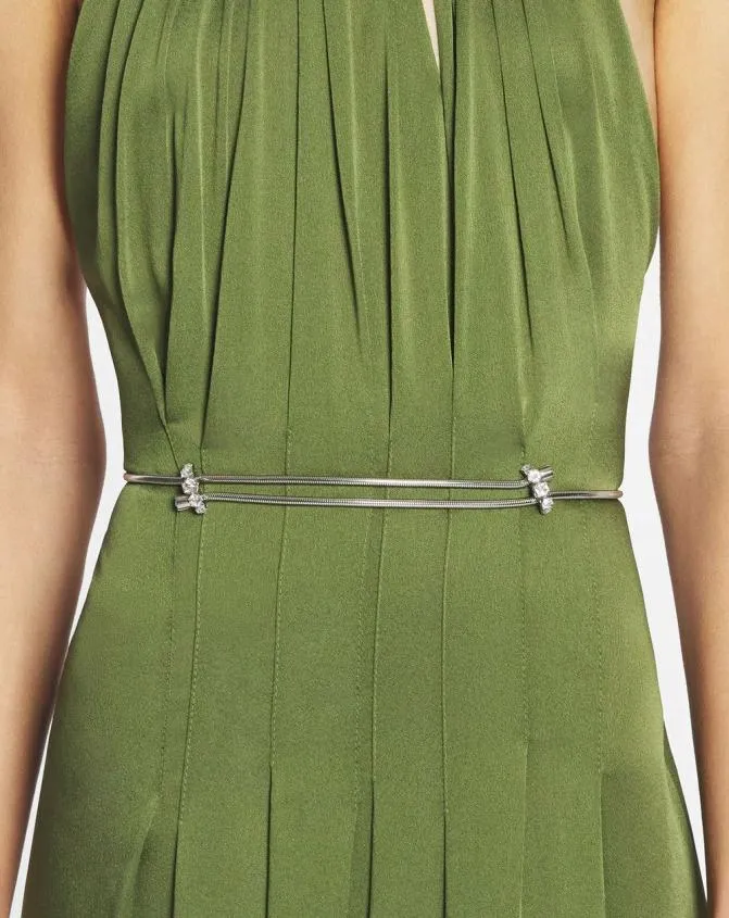 Women Belts Lanvin Traviata By Brass Belt Silvercrystal Women Belts Lanvin Traviata By Brass Belt Silvercrystal