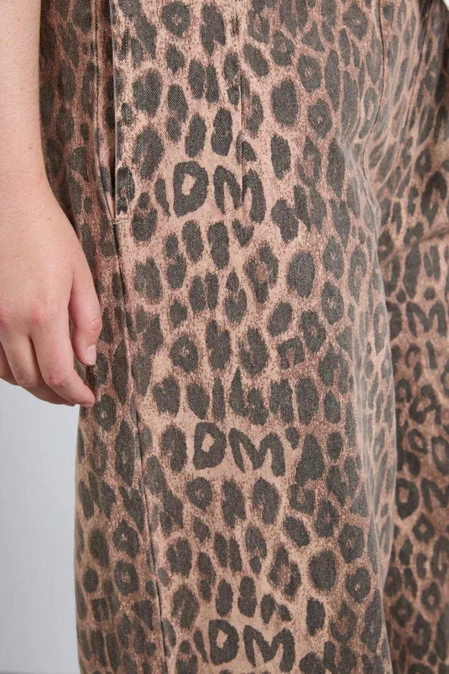Women Bottoms Damson Madder Rafe Pant 8211 Leopard Print