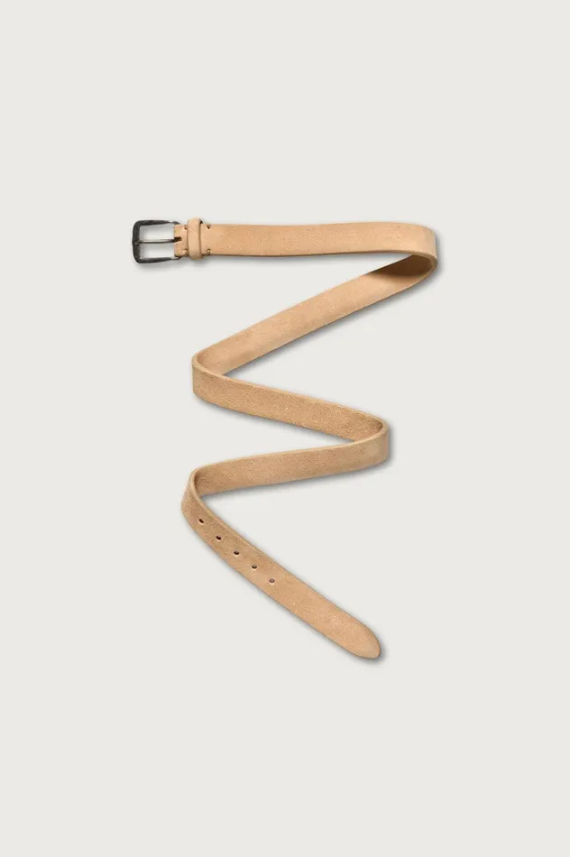 Women BUDAPESTW 8211 Suede Leather Belt 8211 Sabbia Massimo Alba Belts