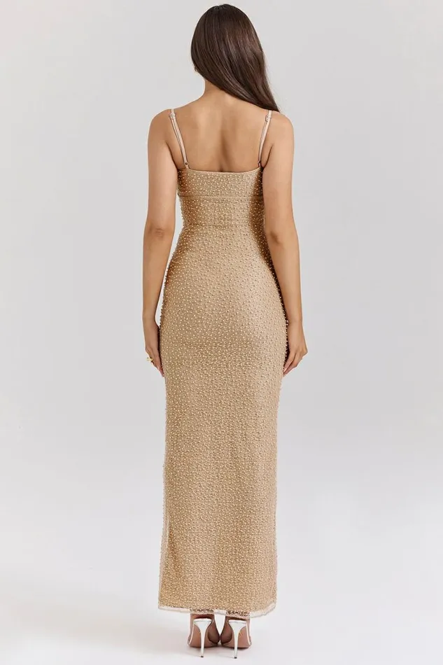 Women Calla Seapearl Embellished Maxi Dress House Of CB Dresses