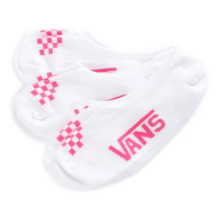 Women Canoodle Super No Show Socks 3 Pair Pack WhitePink Socks Vans
