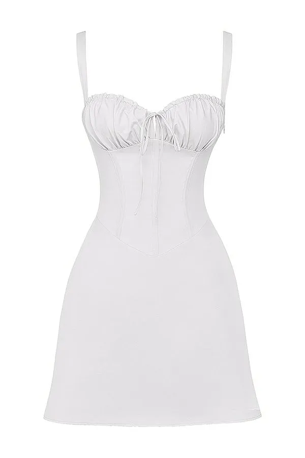Women Carlotta White Corset Mini Dress House Of CB Dresses