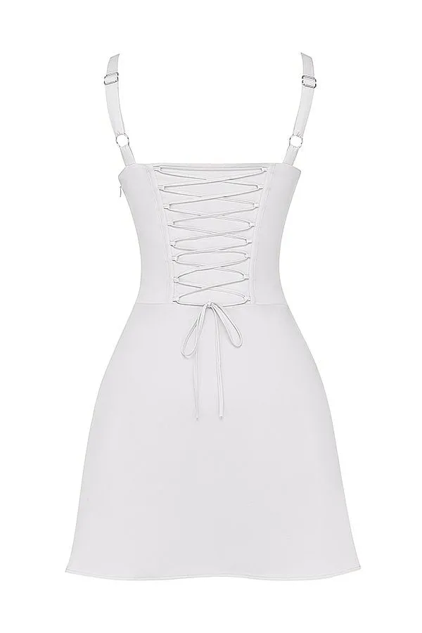 Women Carlotta White Corset Mini Dress House Of CB Dresses