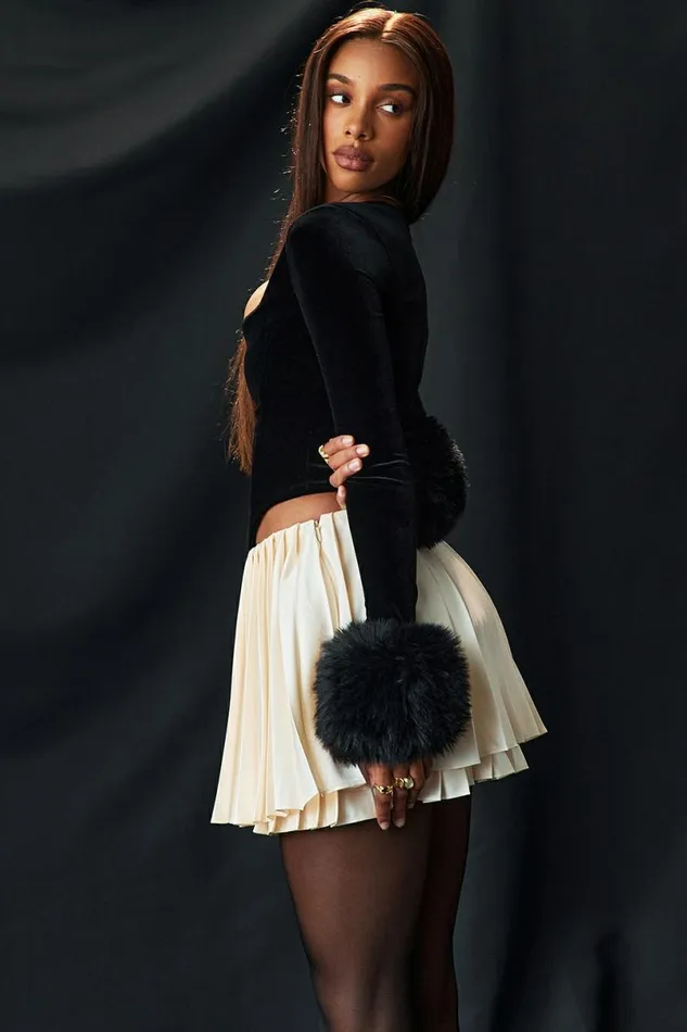 Women Catriona Black Velvet Corset House Of CB Corsets