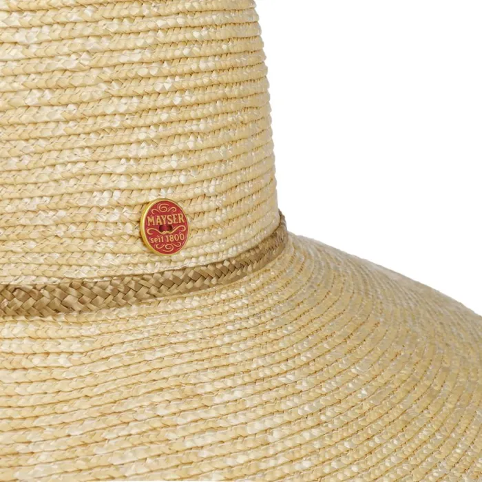 Women Celea Wheat Straw Hat Natural Beige Mayser Straw Hats Women Celea Wheat Straw Hat Natural Beige Mayser Straw Hats