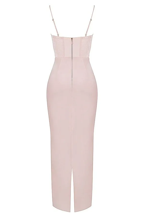 Women Charmaine Blush Pink Corset Maxi Dress House Of CB Dresses Women Charmaine Blush Pink Corset Maxi Dress House Of CB Dresses