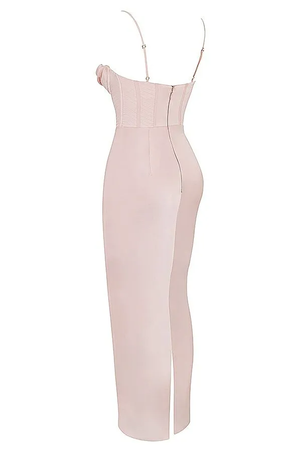 Women Charmaine Blush Pink Corset Maxi Dress House Of CB Dresses Women Charmaine Blush Pink Corset Maxi Dress House Of CB Dresses