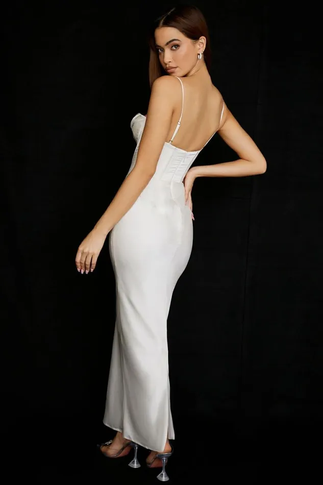 Women Charmaine Ivory Corset Maxi Dress House Of CB Dresses Women Charmaine Ivory Corset Maxi Dress House Of CB Dresses
