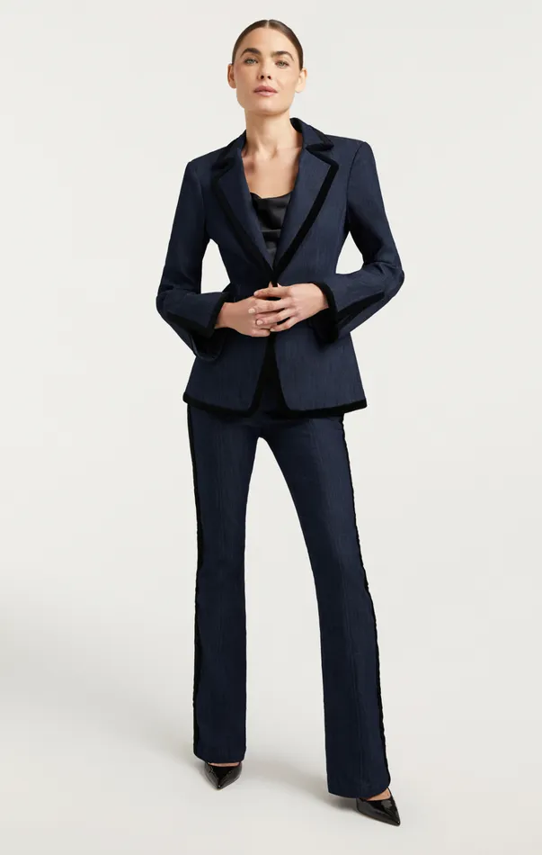 Women Cinq Sept Bottoms Ariane Pant Indigoblack