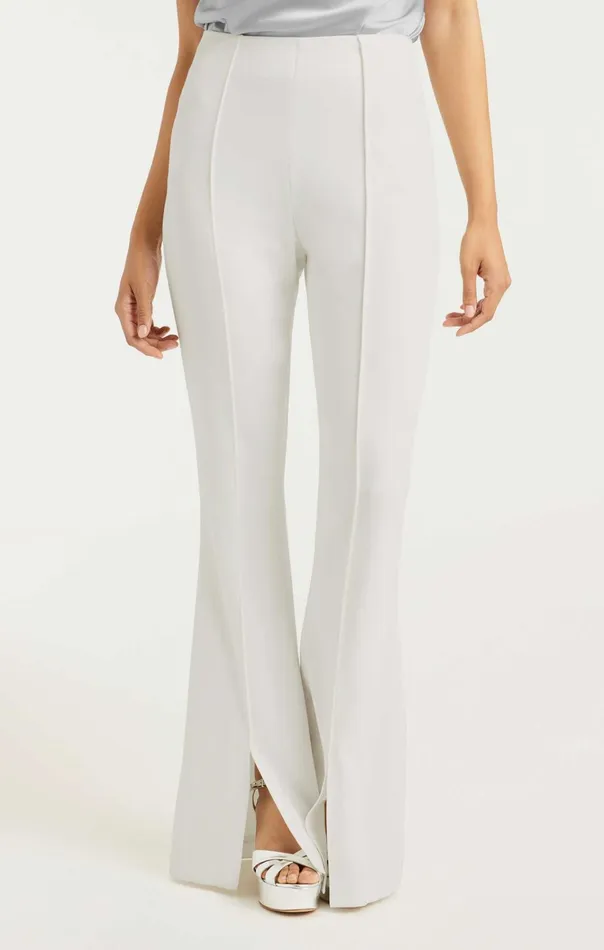 Women Cinq Sept Bottoms Billie Pant Ivory