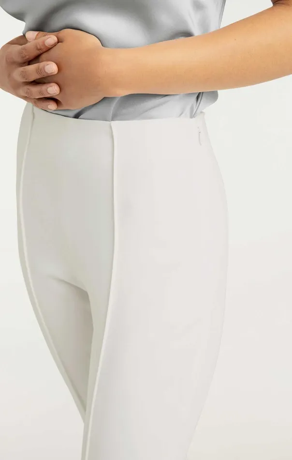 Women Cinq Sept Bottoms Billie Pant Ivory
