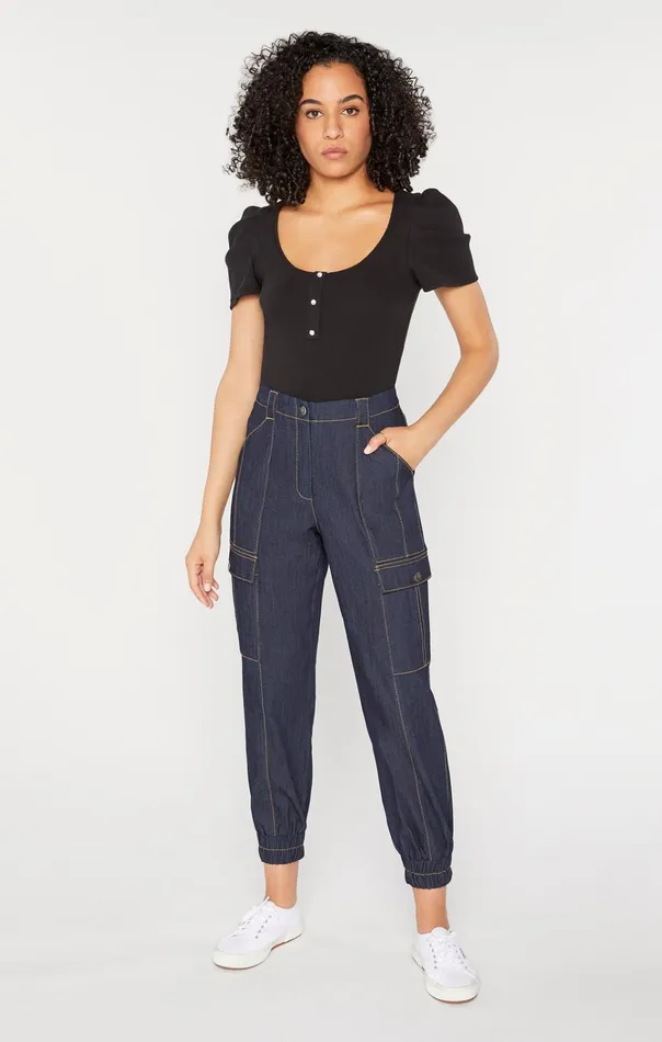 Women Cinq Sept Bottoms Denim Skinny Kelly Pant Indigo