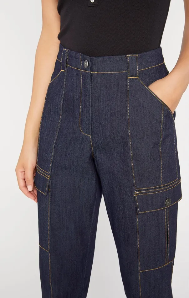 Women Cinq Sept Bottoms Denim Skinny Kelly Pant Indigo