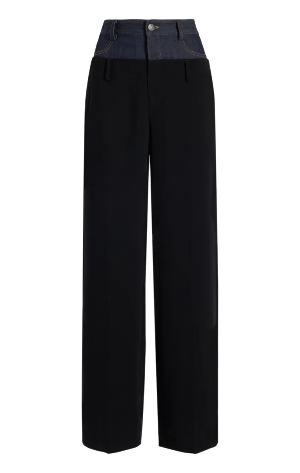 Women Cinq Sept Bottoms Dionne Pant Blackindigo
