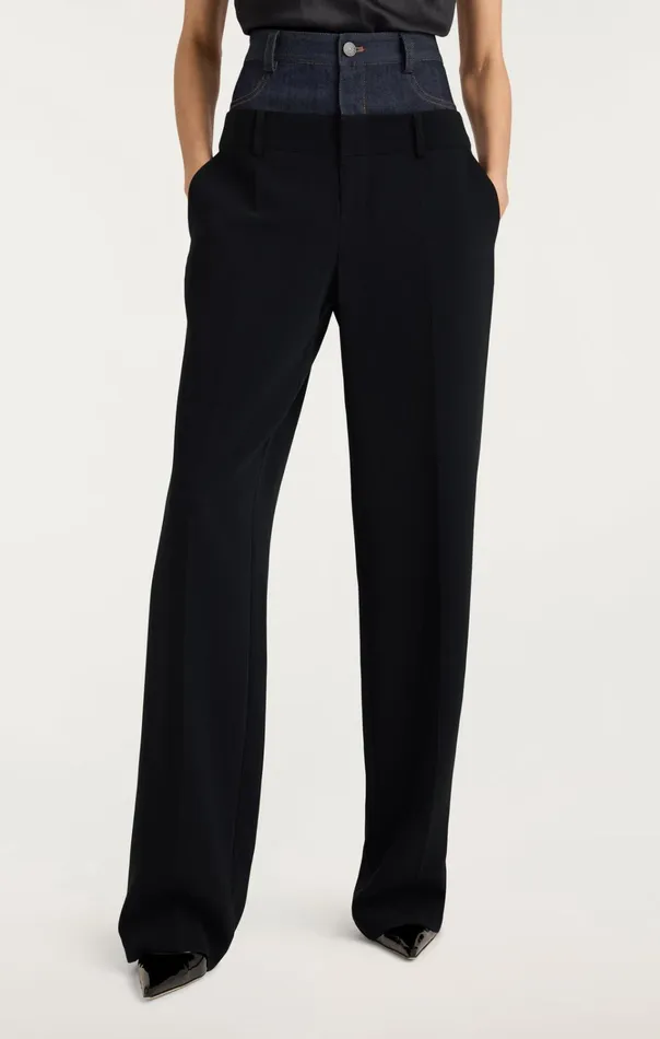 Women Cinq Sept Bottoms Dionne Pant Blackindigo
