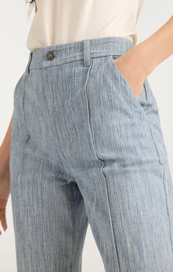 Women Cinq Sept Bottoms Evelyn Pant Indigowhite