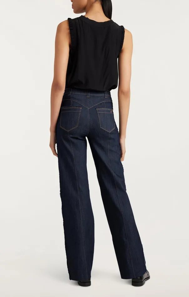 Women Cinq Sept Bottoms Francine Pant Indigo