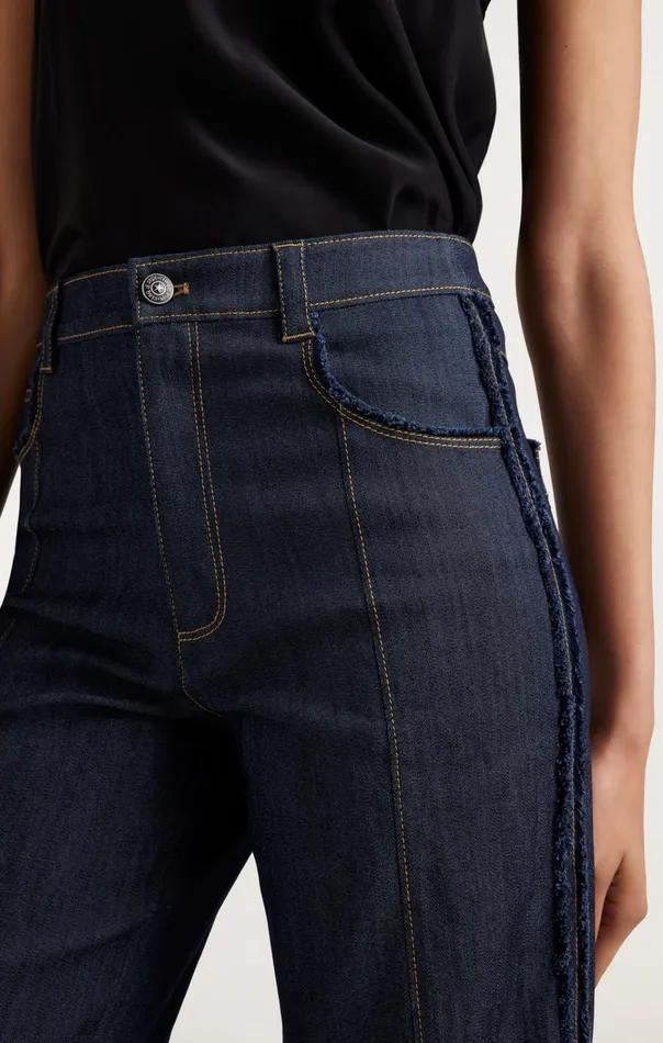 Women Cinq Sept Bottoms Francine Pant Indigo