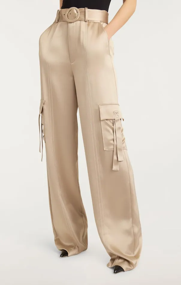 Women Cinq Sept Bottoms Jenson Pant Khakiivory