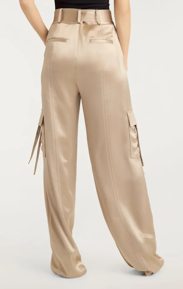 Women Cinq Sept Bottoms Jenson Pant Khakiivory