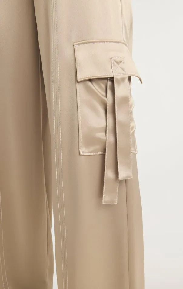 Women Cinq Sept Bottoms Jenson Pant Khakiivory