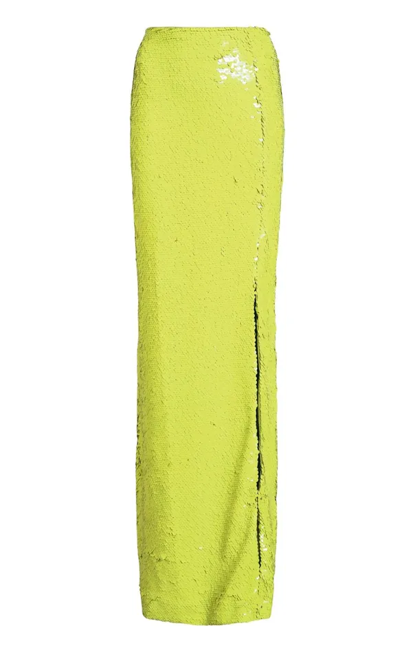 Women Cinq Sept Bottoms Jupiter Skirt Fresh Lime