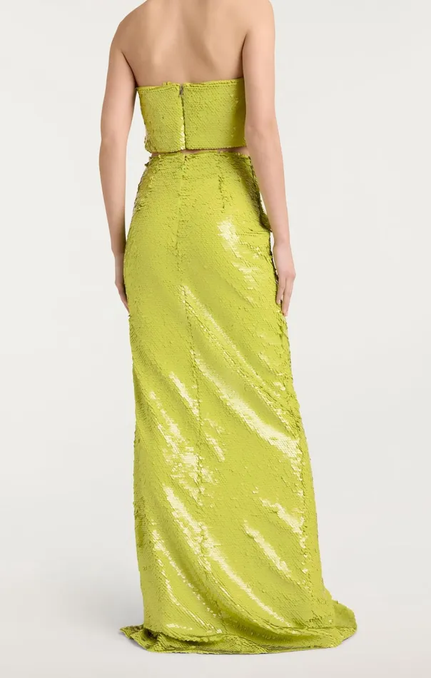 Women Cinq Sept Bottoms Jupiter Skirt Fresh Lime