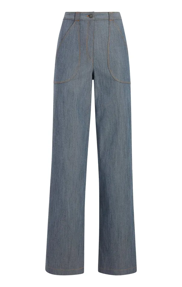 Women Cinq Sept Bottoms Paco Pant Indigo