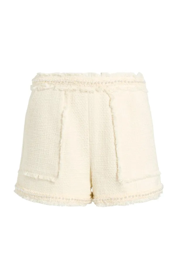 Women Cinq Sept Bottoms Pearl Allen Short Ivory