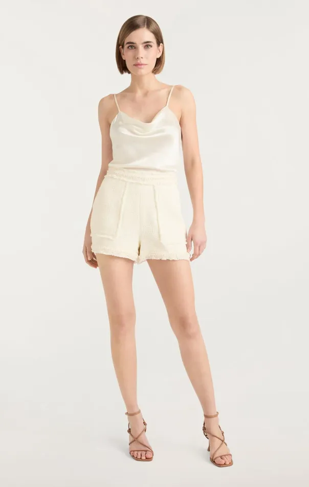 Women Cinq Sept Bottoms Pearl Allen Short Ivory