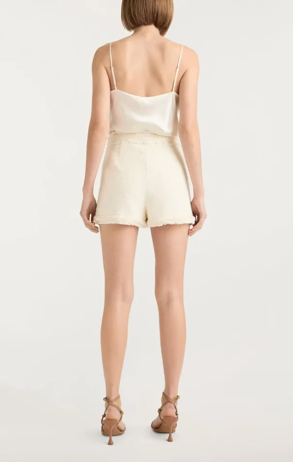 Women Cinq Sept Bottoms Pearl Allen Short Ivory