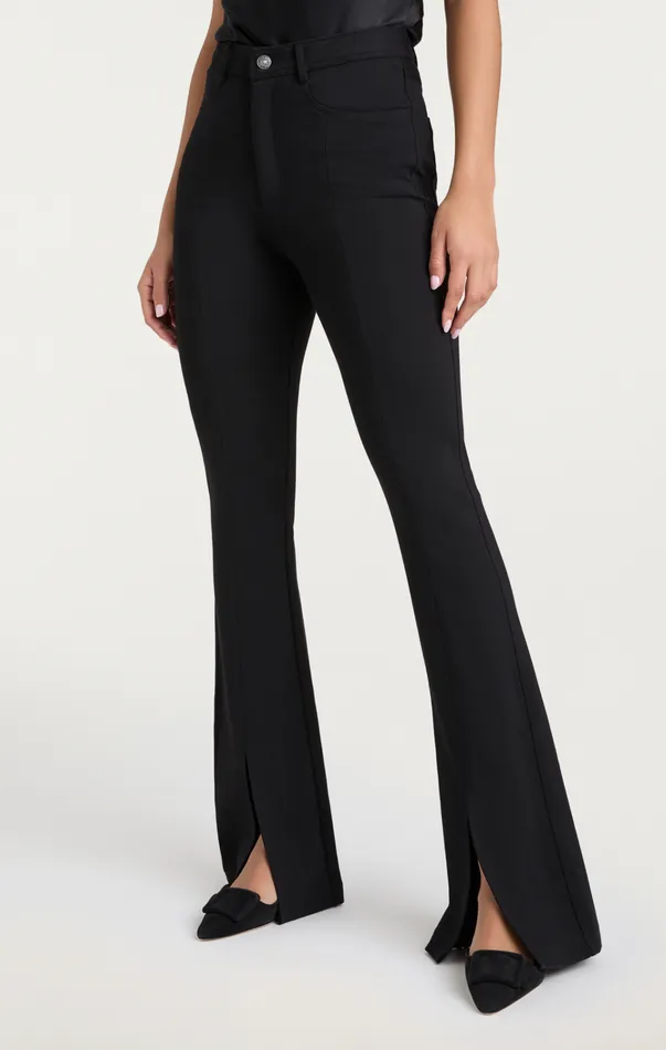 Women Cinq Sept Bottoms Ponte Shanis Pant Black