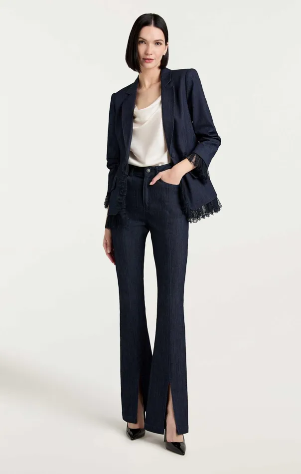 Women Cinq Sept Bottoms Shanis Pant Indigo