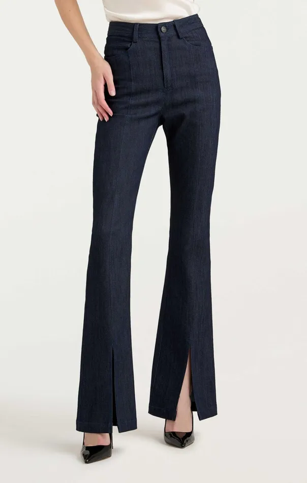 Women Cinq Sept Bottoms Shanis Pant Indigo