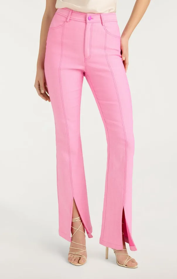 Women Cinq Sept Bottoms Shanis Pant Light Electric Pink