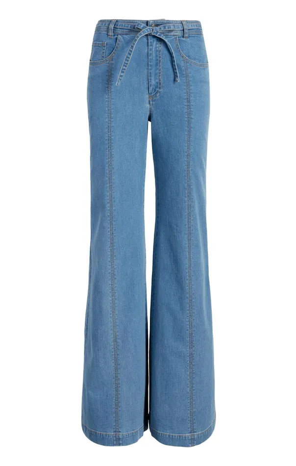 Women Cinq Sept Bottoms Tansy Pant Light Wash