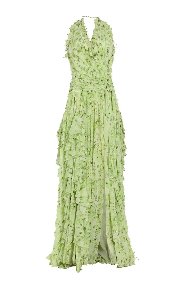 Women Cinq Sept Dresses Agatha Gown Faded Mint Multi
