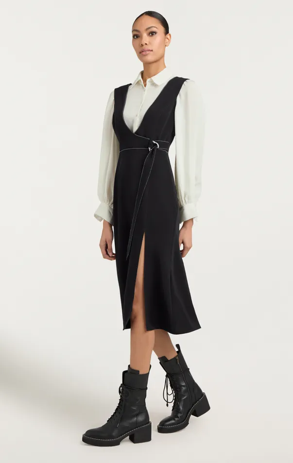 Women Cinq Sept Dresses Ambre Dress Blackivory