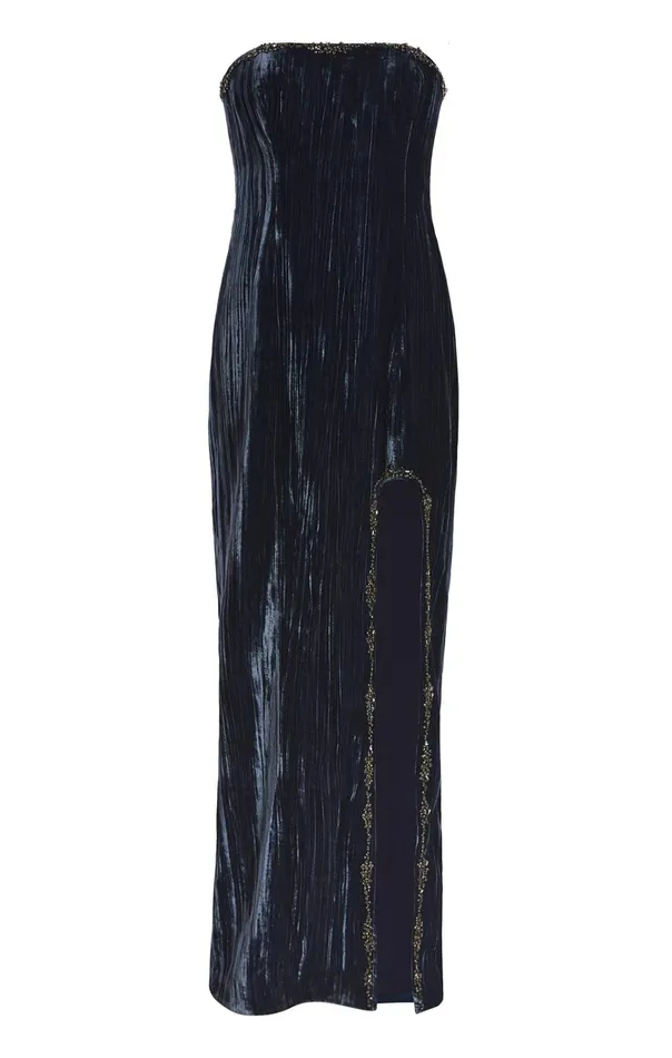 Women Cinq Sept Dresses Eponine Gown Peacock Blue