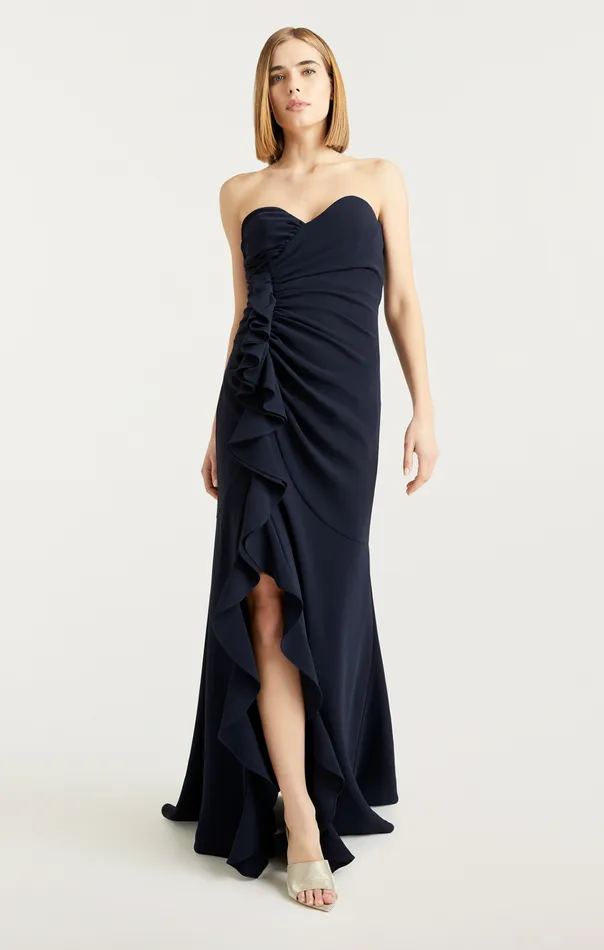 Women Cinq Sept Dresses Hyde Gown Navy