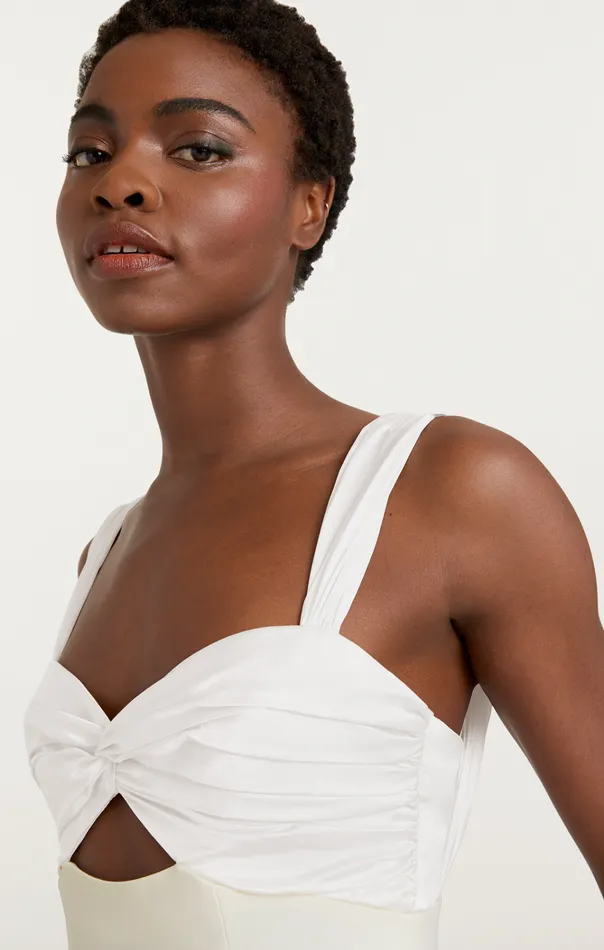 Women Cinq Sept Dresses Jillie Gown Ivory