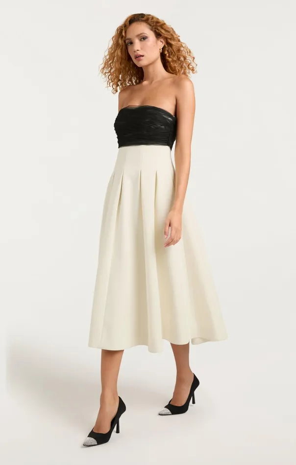 Women Cinq Sept Dresses Odessa Dress Ivoryblack