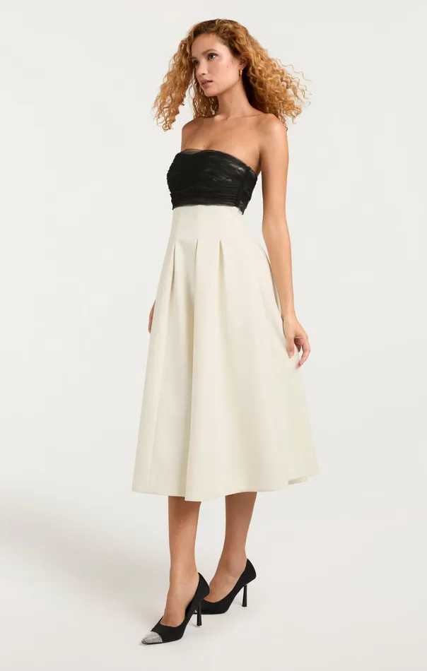 Women Cinq Sept Dresses Odessa Dress Ivoryblack