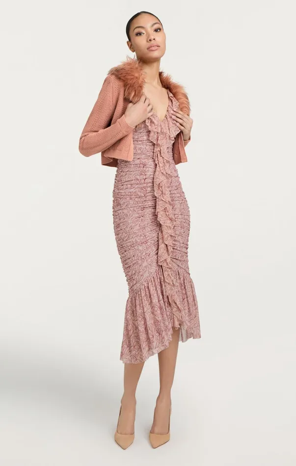 Women Cinq Sept Dresses Paola Dress Blusher Multi