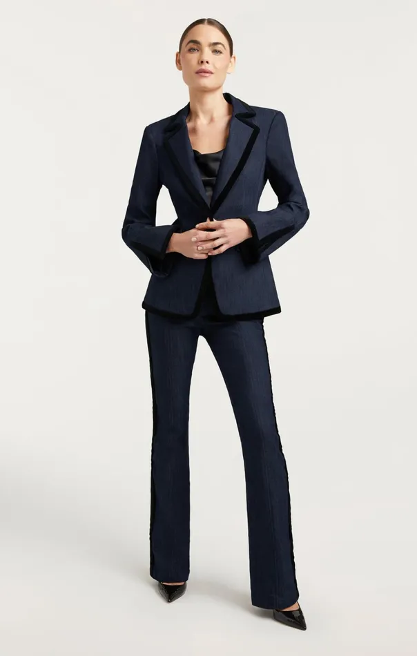 Women Cinq Sept Jackets and Blazers Ariane Blazer Indigoblack