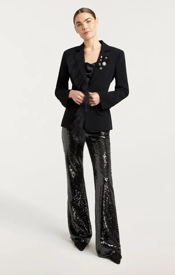 Women Cinq Sept Jackets and Blazers Delia Jacket Black