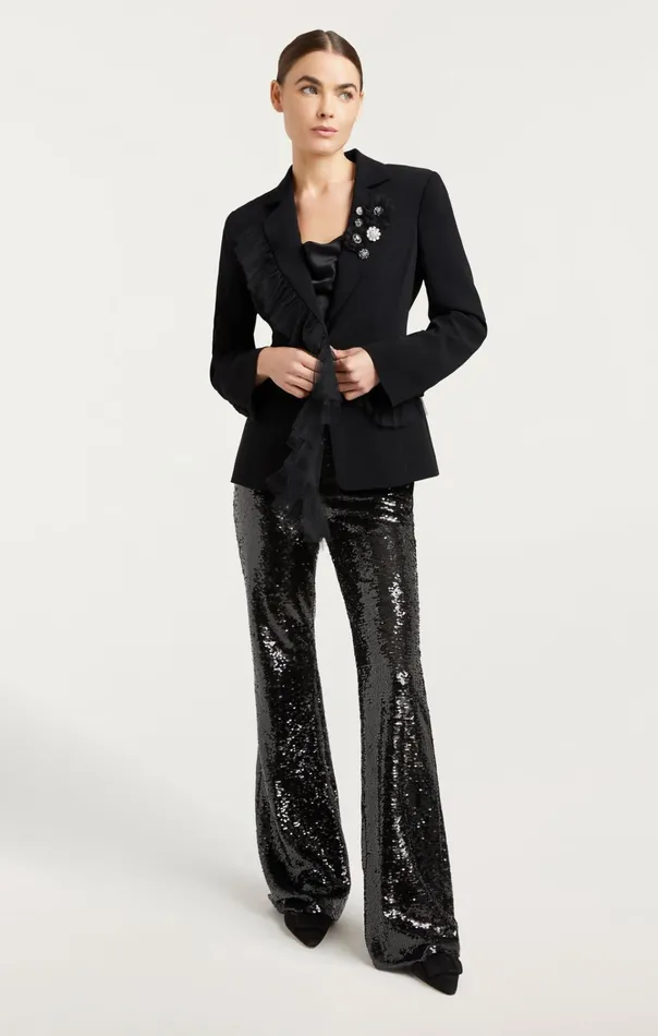 Women Cinq Sept Jackets and Blazers Delia Jacket Black