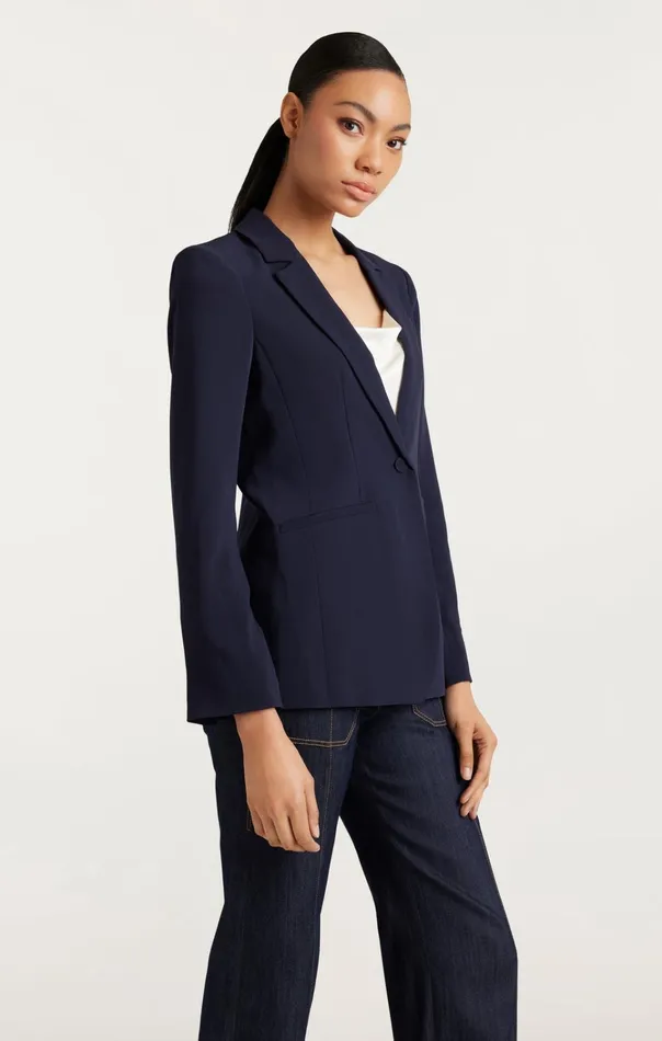 Women Cinq Sept Jackets and Blazers Karlie Blazer Navy