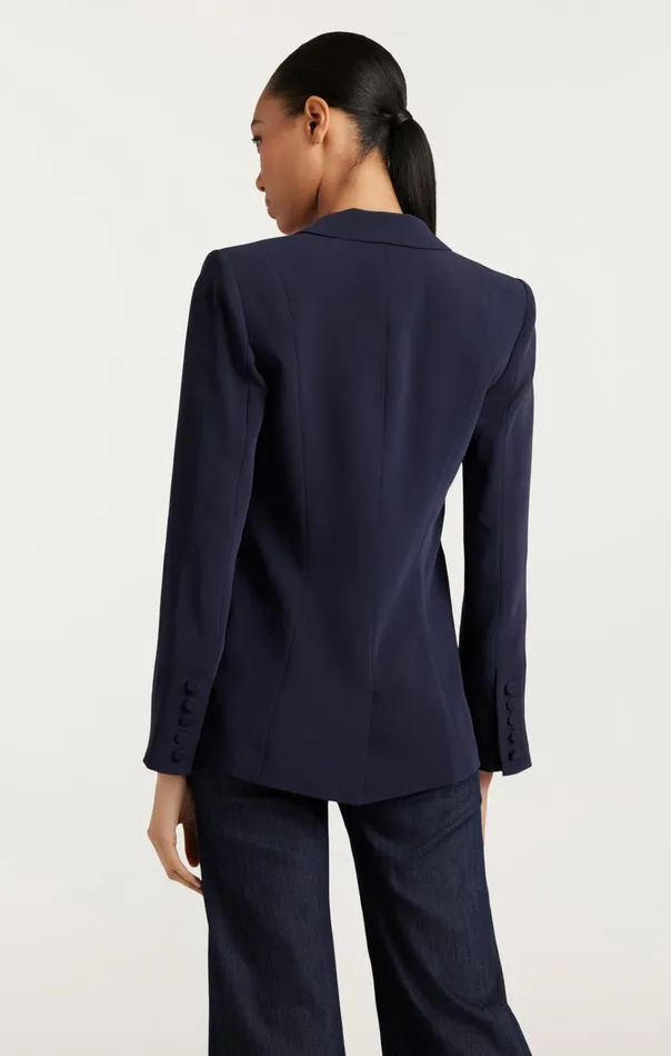 Women Cinq Sept Jackets and Blazers Karlie Blazer Navy