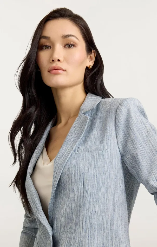Women Cinq Sept Jackets and Blazers Khloe Blazer Indigowhite